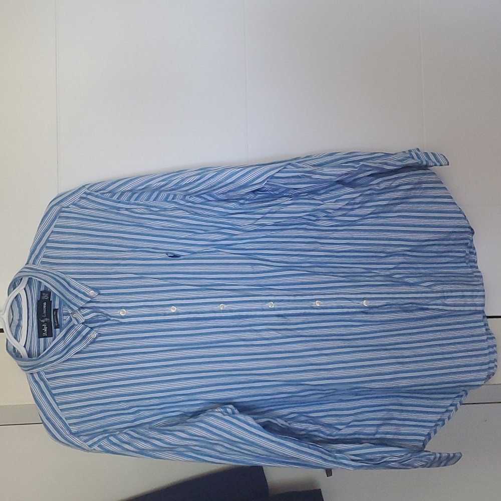 Polo by Ralph Lauren Size 17.5 34/35 Sleeve length shortened/Altared Dress Shirt